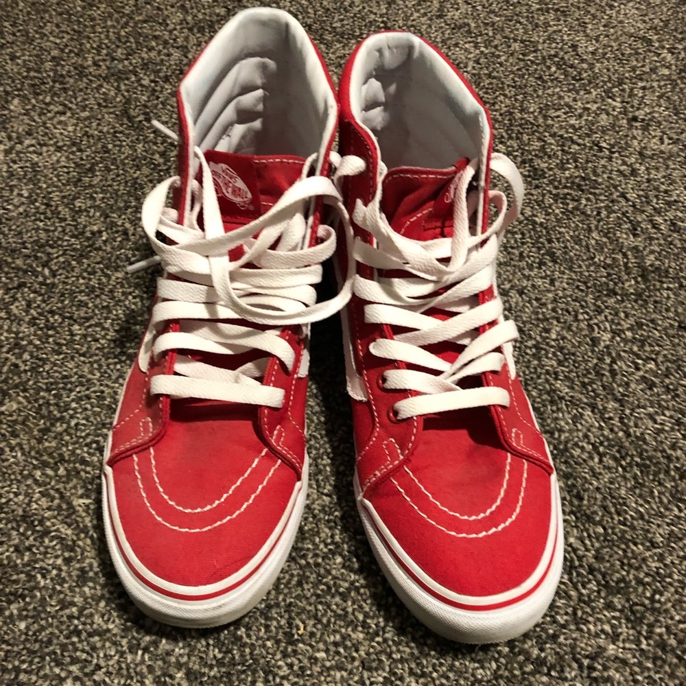 Red High Top Vans